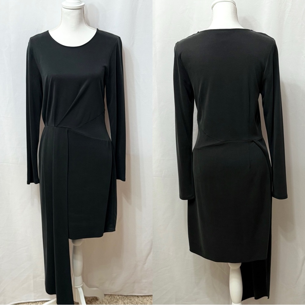 Asymmetrical Grey/Black Dress